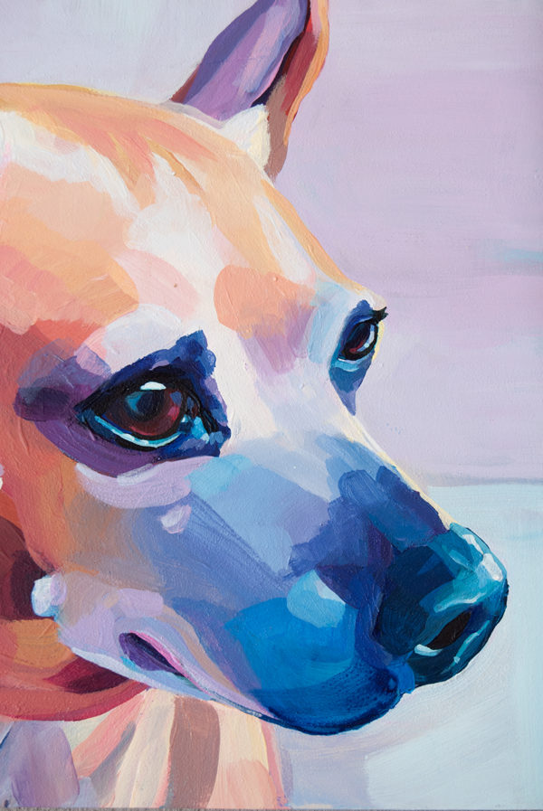 Senior Chihuahua Pet Portrait Painting